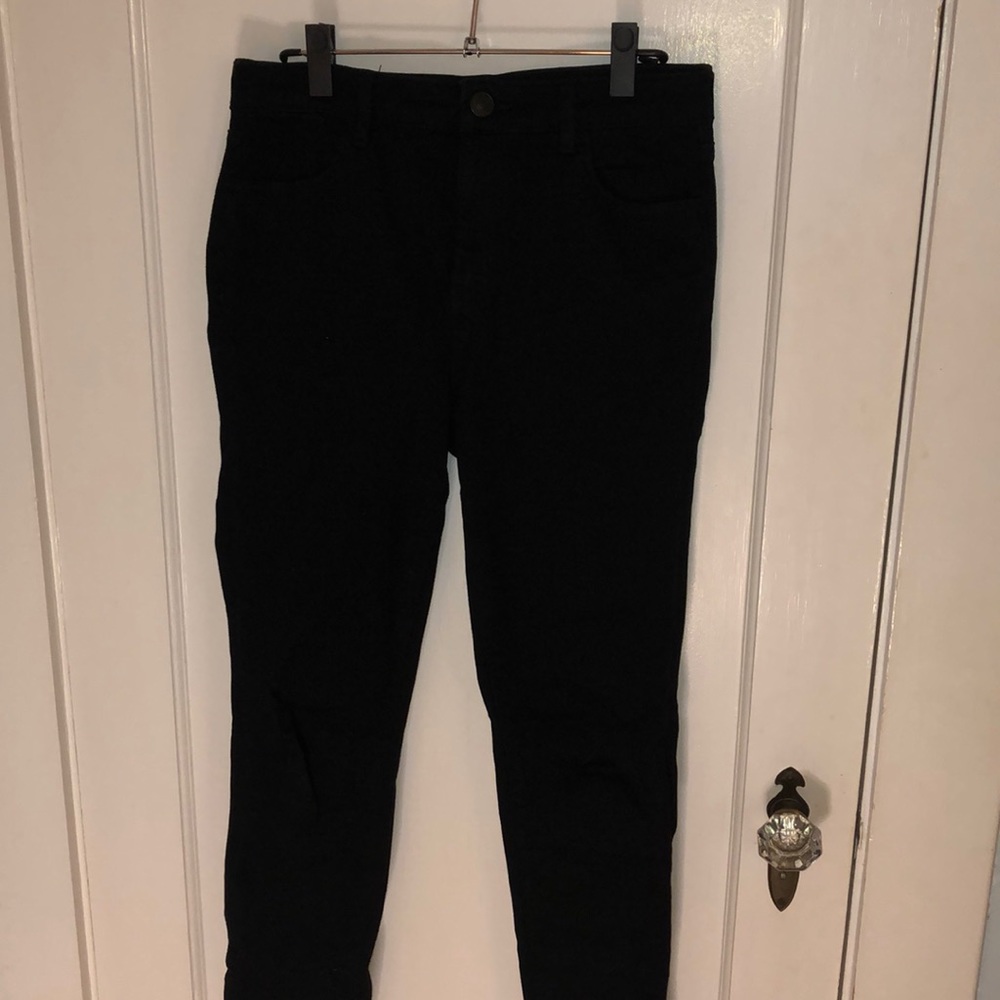 Black high waisted jeggings